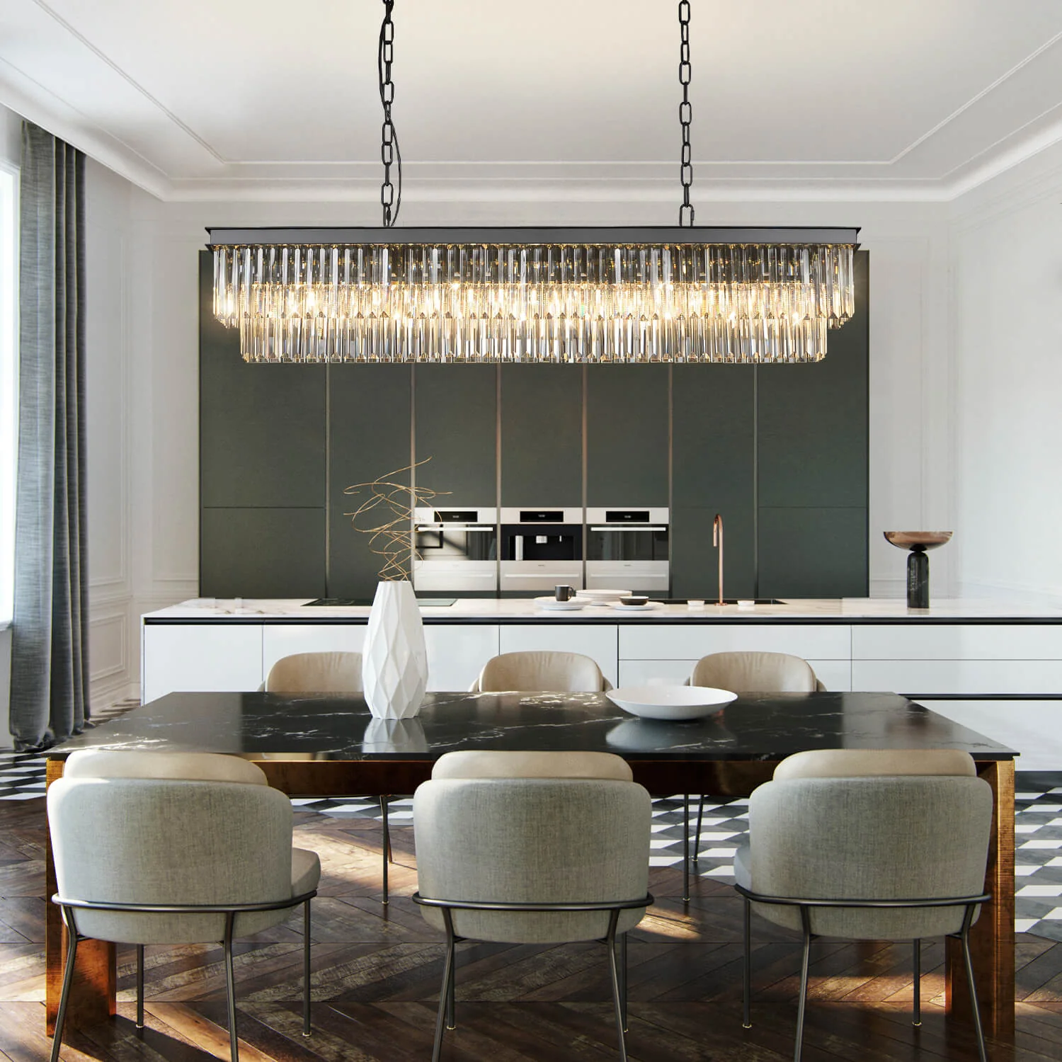 Illuminate Your Dining Space with Luxury Fixtures