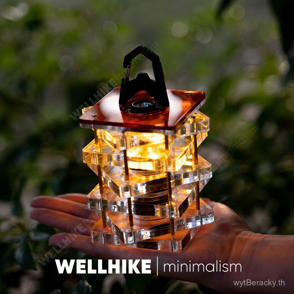 กรุงเทพมหานครที่ดีที่สุดกลางแจ้งตั้งแคมป์ goal ZERO โป๊ะโคมไฟอะคริลิคอุปกรณ์เสริมความรู้สึกบรรยากาศโป๊ะโคมไฟตั้งแคมป์