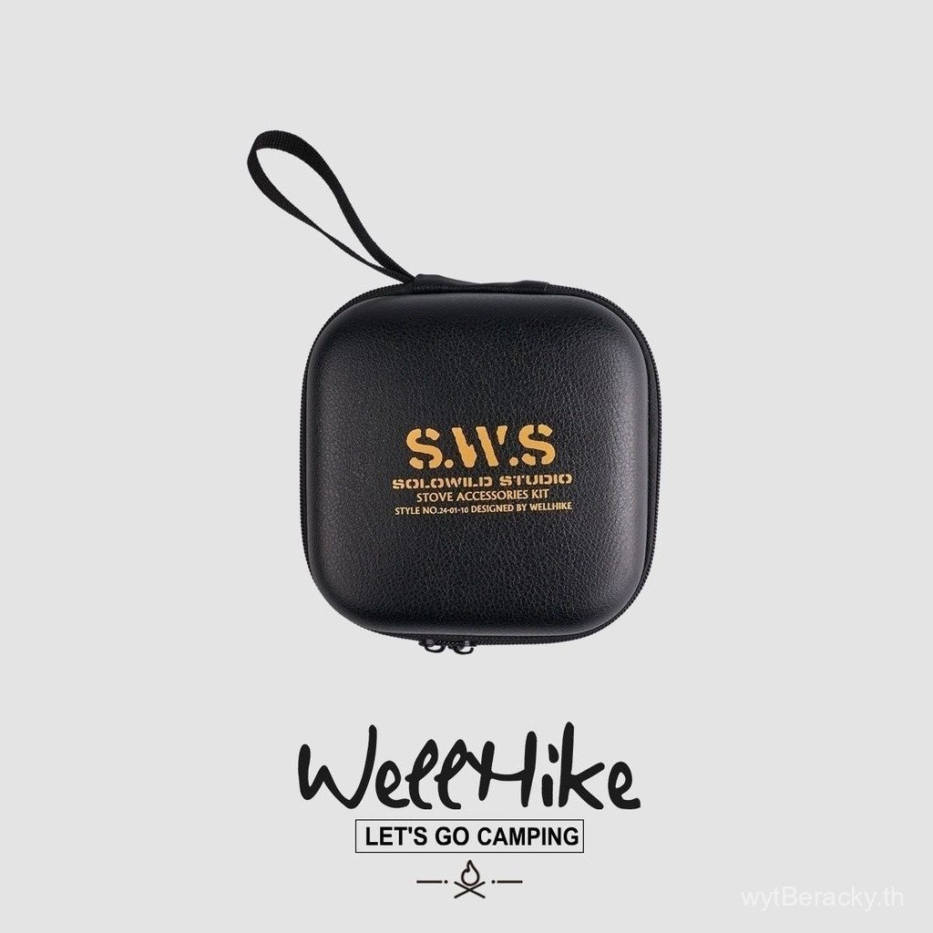 หม้อต้มอาหาร Spider สำหรับการตั้งแคมป์กลางแจ้ง แบบพกพา Soto 310340 กล่องเก็บของอเนกประสงค์ EVA ป้องกันการชน