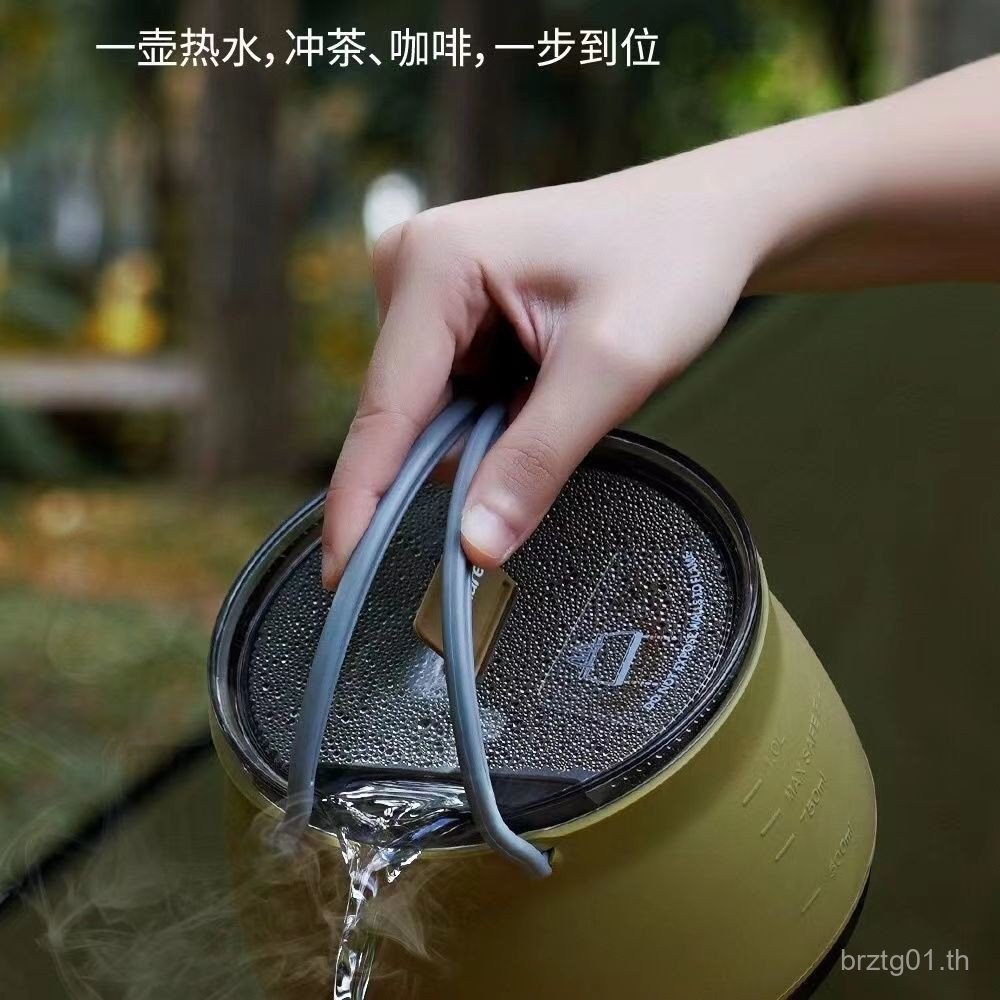 คำแนะนำยอดนิยม คะแนนบวก 93 MS Camping Aesthetic กาต้มน้ำซิลิโคนพับได้ แบบพกพา สำหรับการตั้งแคมป์กลางแจ้ง เตาไฟแบบเปิด กาแฟ ชา การ์ด เตาอเนกประสงค์