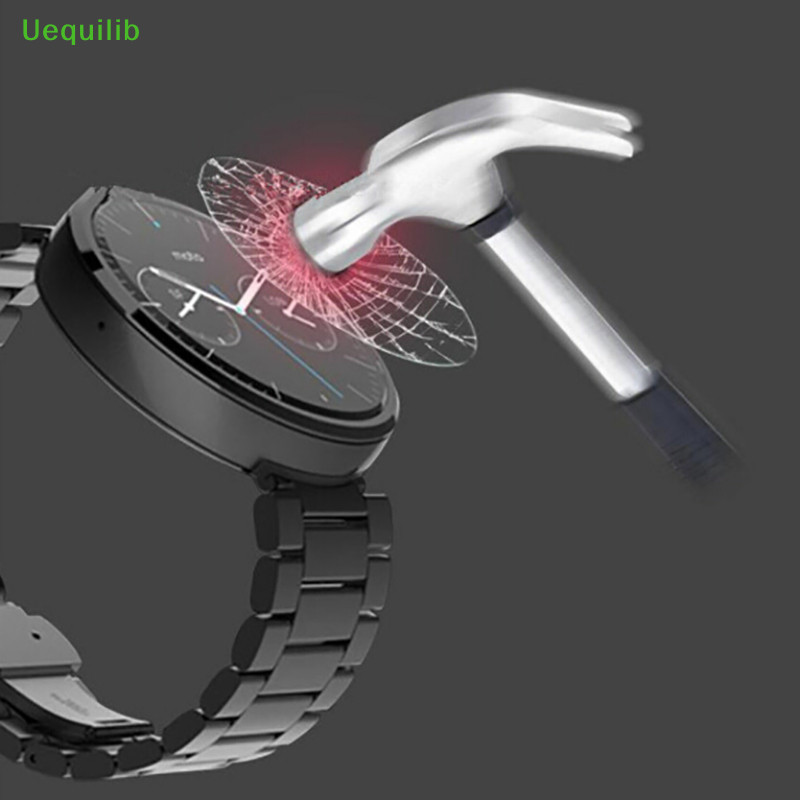 Uequilib ใหม่ กระจกนิรภัยกันรอยหน้าจอ ทรงกลม สาหรับนาฬิกา 28 30 34 35 36 37 38 40 มม 1 ชิ้น