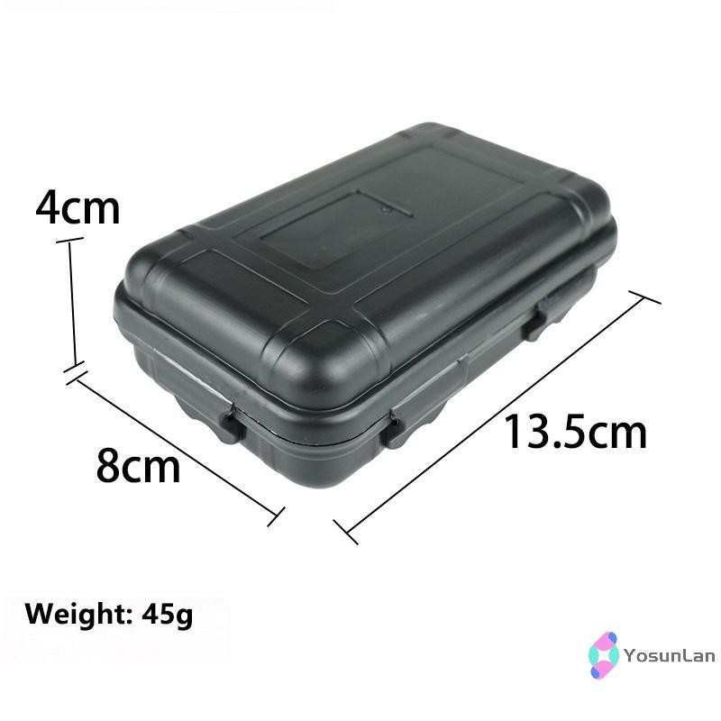 โยซันลาน 1ชิ้นกลางแจ้งพลาสติกกันน้าปิดผนึกกล่องอยู่รอดภาชนะตั้งแคมป์กล่องเก็บเดินทางกลางแจ้งใหม่