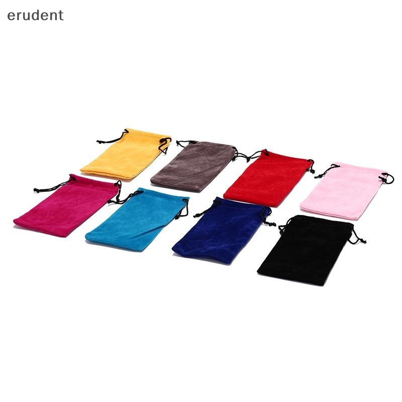 Erudent 1pcหนังผ้าแว่นกันแดดเครื่องประดับpouchsoftglassesbagglassescase ใหม่ ใหม่