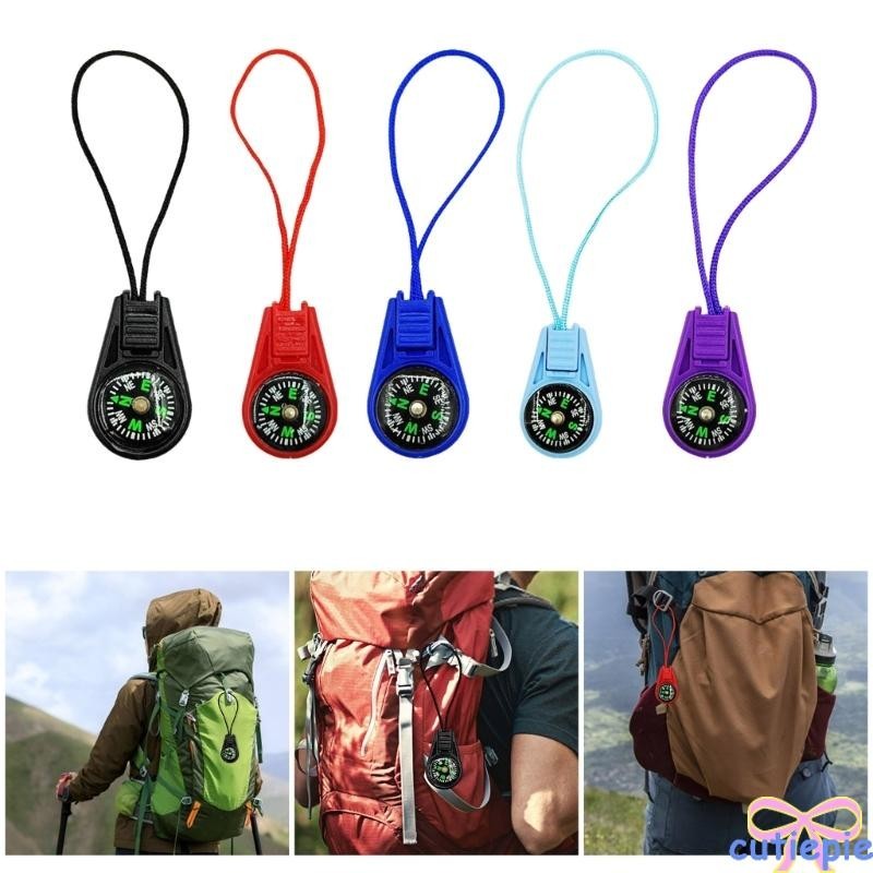 Cutie ตัวชี้เข็มทิศปีนเขาขนาดเล็ก Navigation เข็มทิศ Landyard แบบพกพา