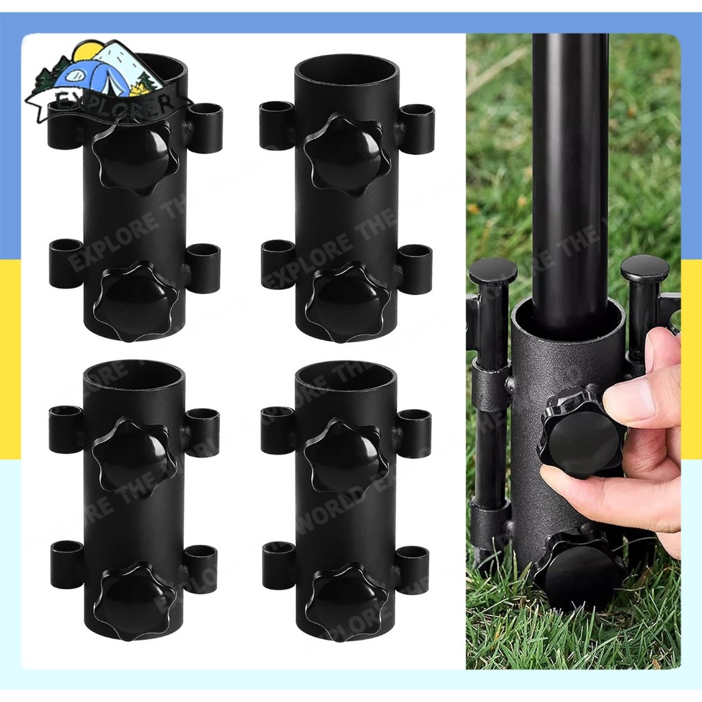 ส่งจากกรุงเทพขาตั้งท่อกันสาด กันลม ปรับได้ หลากสี อุปกรณ์เสริม สาหรับตั้งเต็นท์ ตั้งแคมป์กลางแจ้ง