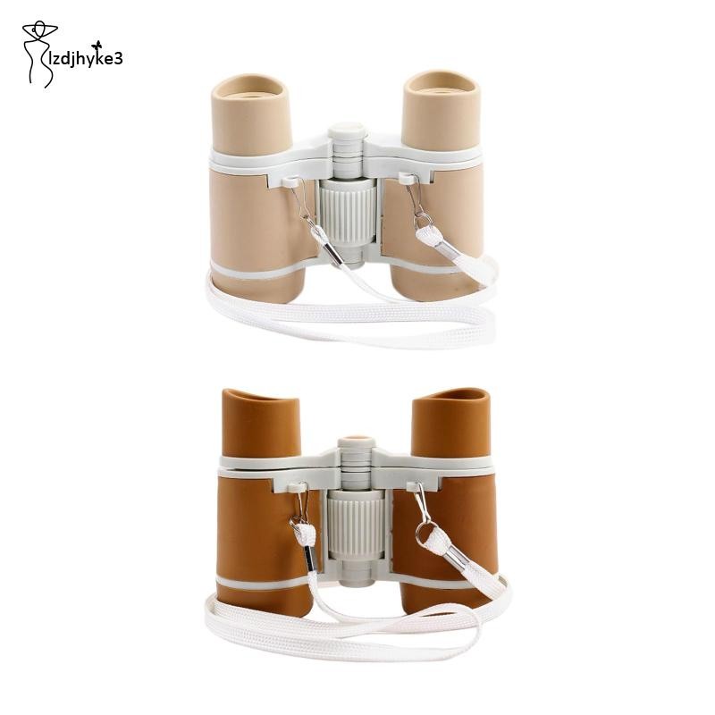 lzdjhyke3 กล้องส่องทางไกล แบบพกพา 4×30 พร้อมเชือกเส้นเล็ก กันกระแทก สาหรับเด็ก เล่นกีฬา ของขวัญ