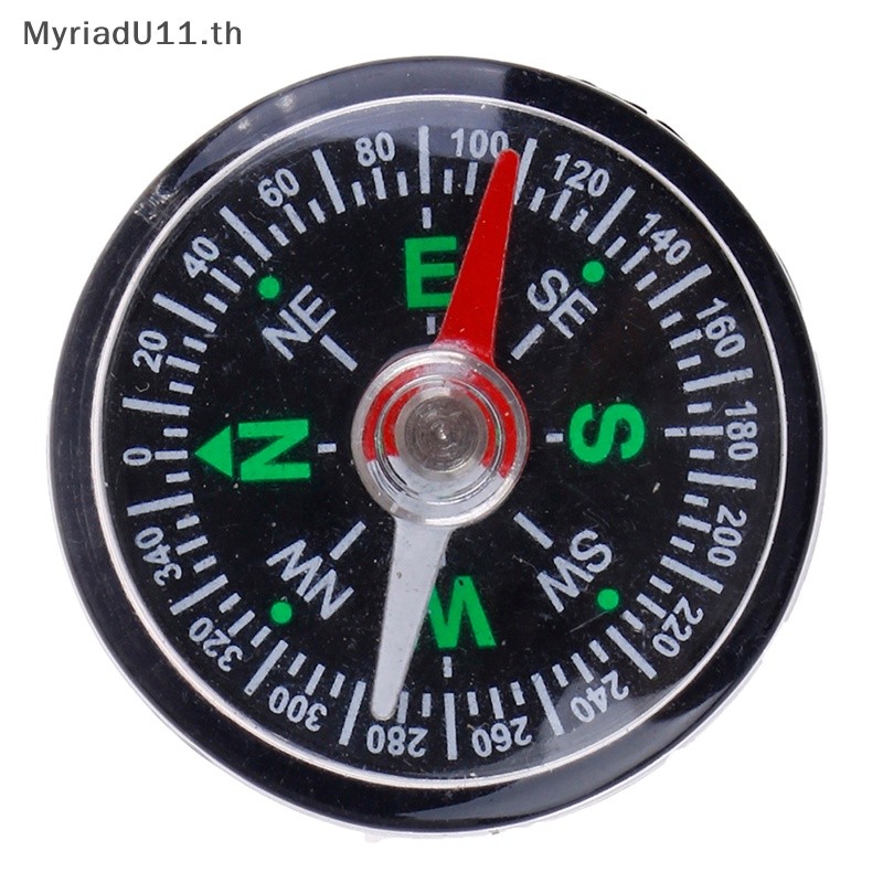 Myriadu เข็มทิศนาทาง ขนาดเล็ก 30 มม สาหรับตั้งแคมป์ เดินป่า ท่องเที่ยว เอาตัวรอด