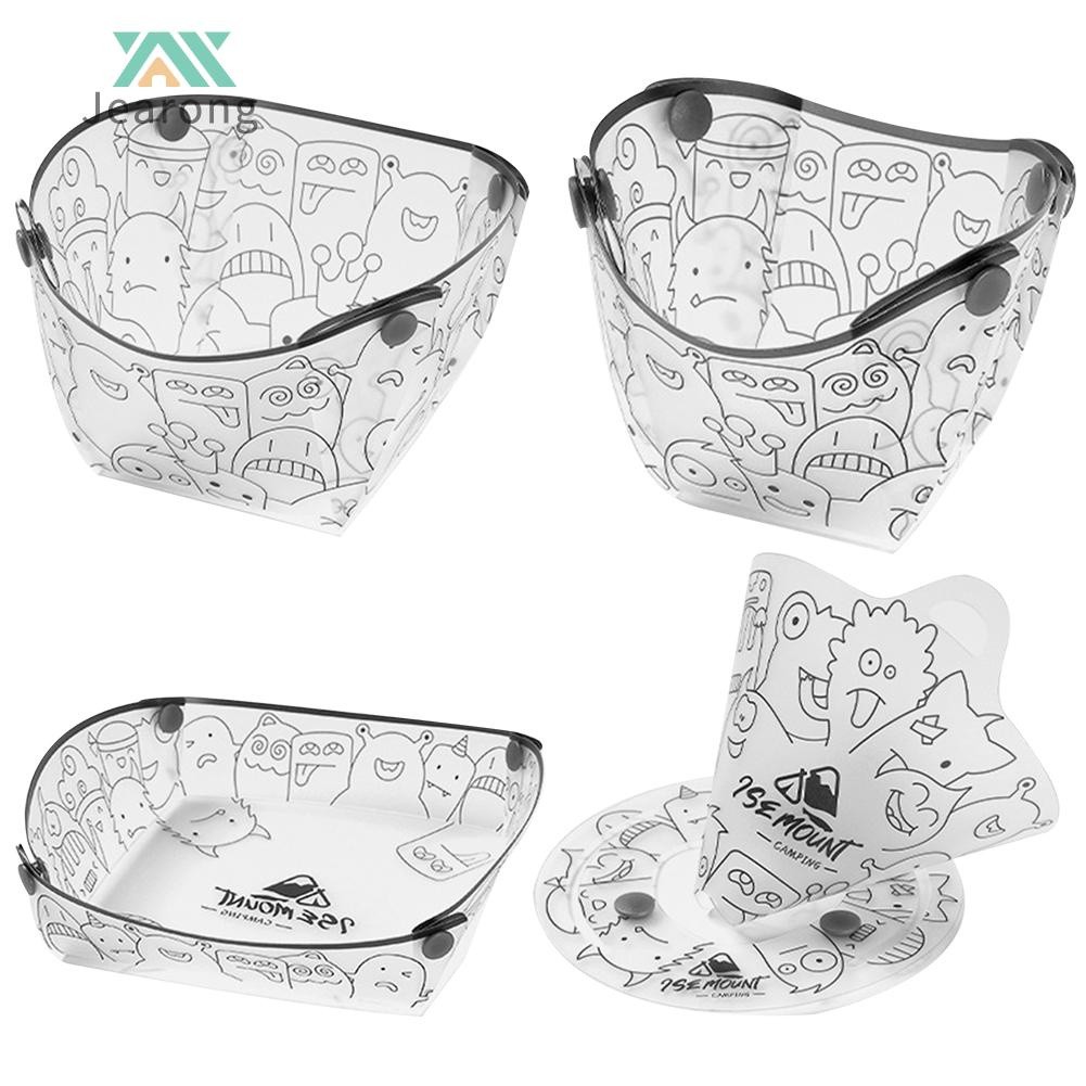 Pp ชุดจานชาม พับได้ อเนกประสงค์ สาหรับปิกนิก ทาอาหารกลางแจ้ง Jearongth