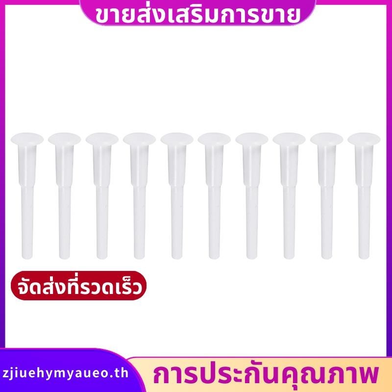 ZJTH 10x ฟิตเนสลูกบอลโยคะ inflatable bed pool air stopper plug pin สีขาว