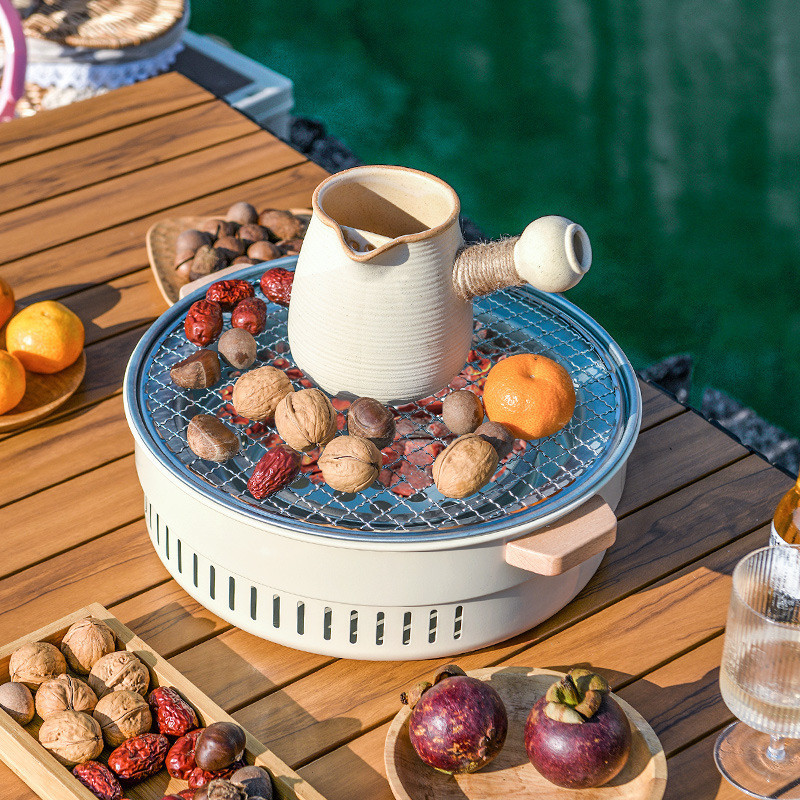 เตาปิกนิกพกพา สำหรับตั้งแคมป์และปิกนิก พร้อมใช้เป็นเตาบาร์บีคิว และใช้ได้ทั้งภายในและภายนอก