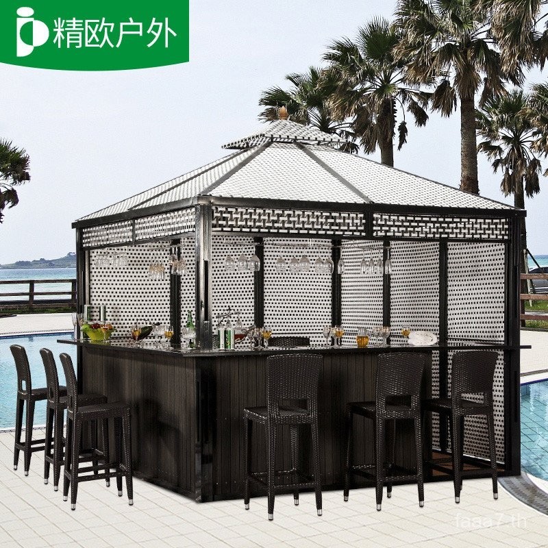 Jingou Pavilion สำหรับลานกลางแจ้งและสวน มีสไตล์ยุโรป เหมาะสำหรับพักผ่อนและเป็นเต็นท์ขนาดเล็ก