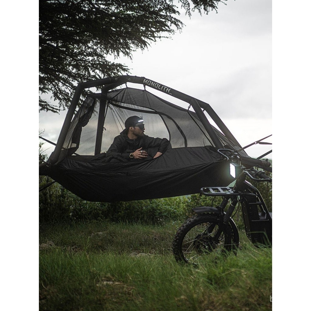 ชุดเปลญวนเดี่ยวกลางแจ้ง MONOLITH ฝรั่งเศส ติดตั้งใน 15 วินาที เต็นท์พองตั้งแคมป์ที่สวยงาม รุ่นใหม่