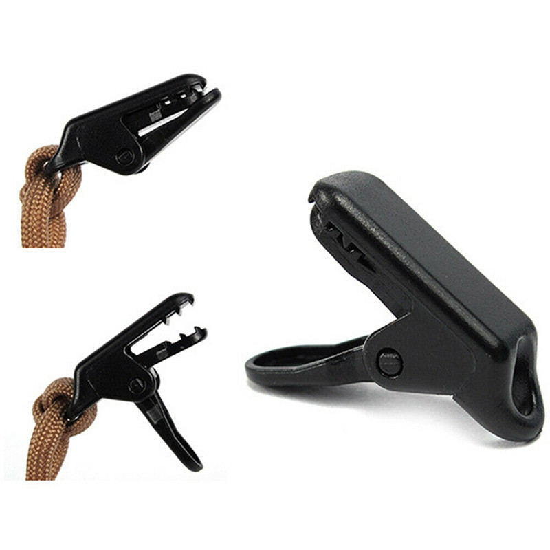 Outdoor Camping Hook Crocodilian Tent Clip เต็นท์จระเข้คลิป อุปกรณ์เสริมกันลมยึดและแขวนเชือก