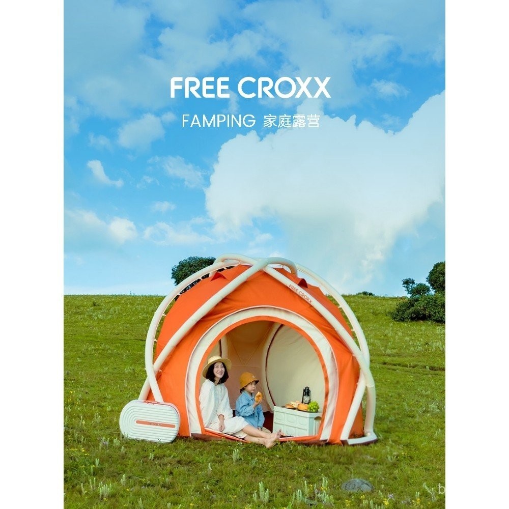 ฟรีเต็นท์เป่าลม CROXXBig Eye Elf สำหรับการตั้งแคมป์กลางแจ้ง กันฝน กันแดด