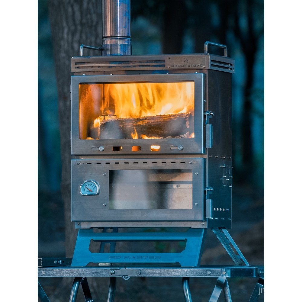 หม้อต้มไฟสีเขียว Master FP MASTER20 เตาเผาไม้กลางแจ้ง เครื่องทำความร้อนสำหรับเต็นท์แคมป์ปิ้ง