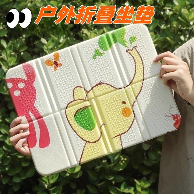 24ชม จัดส่งที่รวดเร็ว เบาะพับกลางแจ้งความชื้นหลักฐานเบาะ แคมป์พื้น เบาะผายลมเบาะโฟมแบบพกพาเบาะปิกนิกเพลงเทศกาลเบาะ