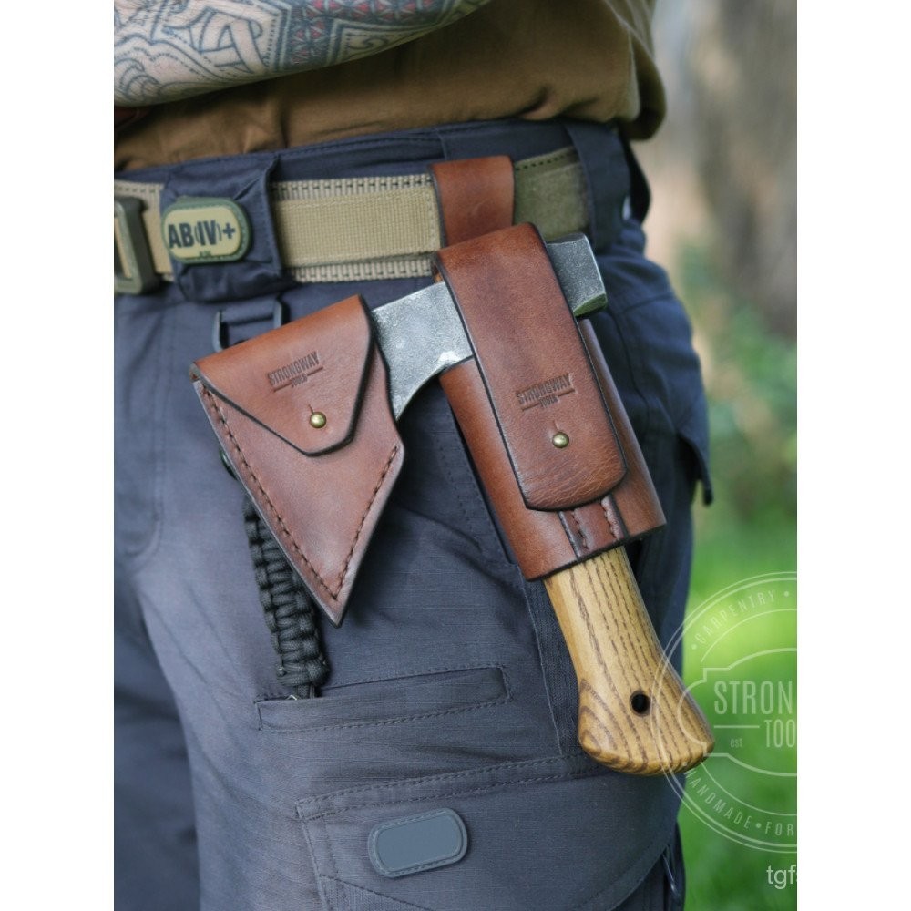 คำแนะนำ Guoba Strongway ยูเครน ต้นฉบับนำเข้า ขวานพกพาสำหรับการตั้งแคมป์กลางแจ้ง BC ที่ทำด้วยมือ