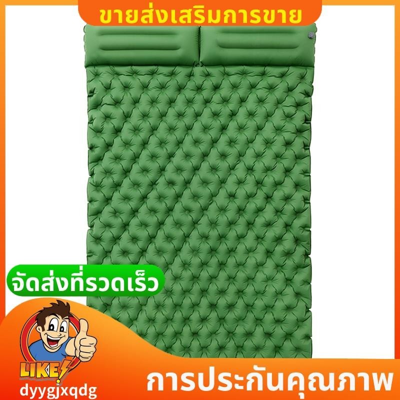 Camping Sleeping Pad SelfInflating กันน้า Sleeping Mat W หมอนสำหรับแบกเป้เดินป่าและเต็นท์