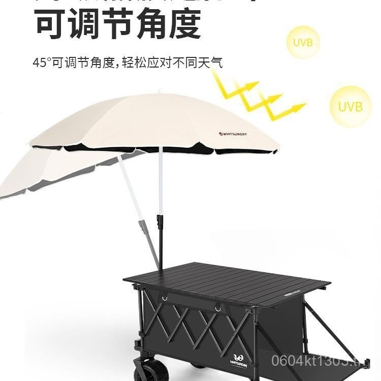 รถเข็นสำหรับตั้งแคมป์กลางแจ้ง เก้าอี้พับสำหรับเด็ก ดึงมือ ใหม่สำหรับการเดินทาง ปิกนิก และตั้งแคมป์ E0SZ