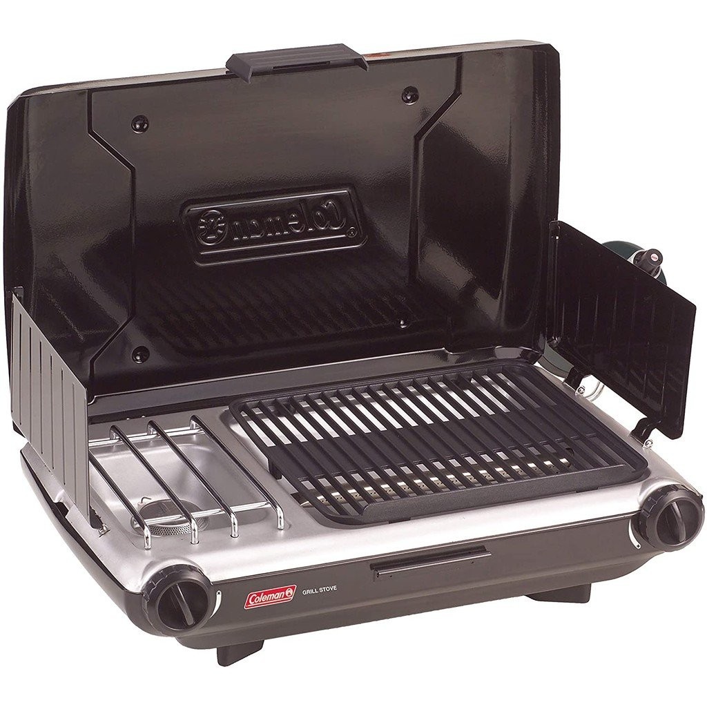 อเมริกาซื้อ coleman camamping grill stove 2 in 1 propane propane Kamp