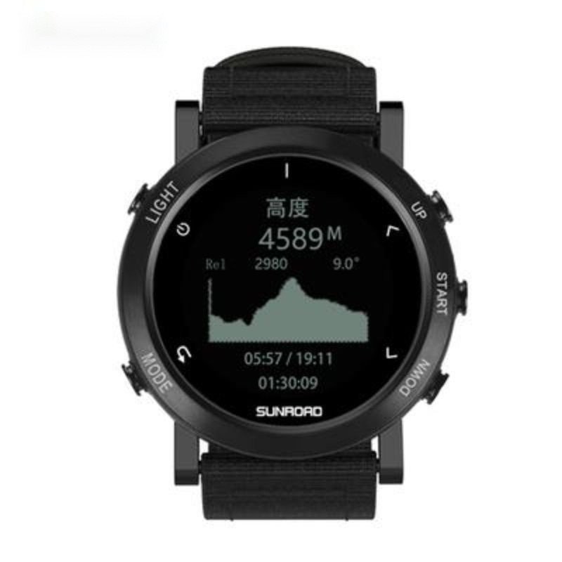 นาฬิกาที่มีการระบุตำแหน่ง GPS ความดันบรรยากาศ เข็มทิศว่ายน้ำ ระดับความสูงกลางแจ้ง ระบบนำทาง Beidou กีฬาวิ่ง การตรวจวัดอัตราการเต้นของหัวใจ การปีนเขา V3VA