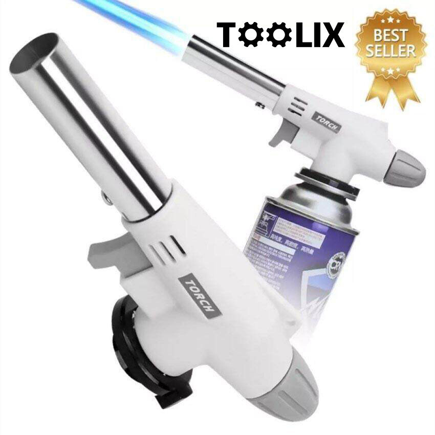 หัวพ่นไฟ หัวพ่นแก๊ส สำหรับแก๊สกระป๋อง MASTER TORCH หัวเป่าแก๊ส หัวเบิร์นอาหาร ให้ความร้อนสูง 1300 องศา สำหรับทำอาหาร