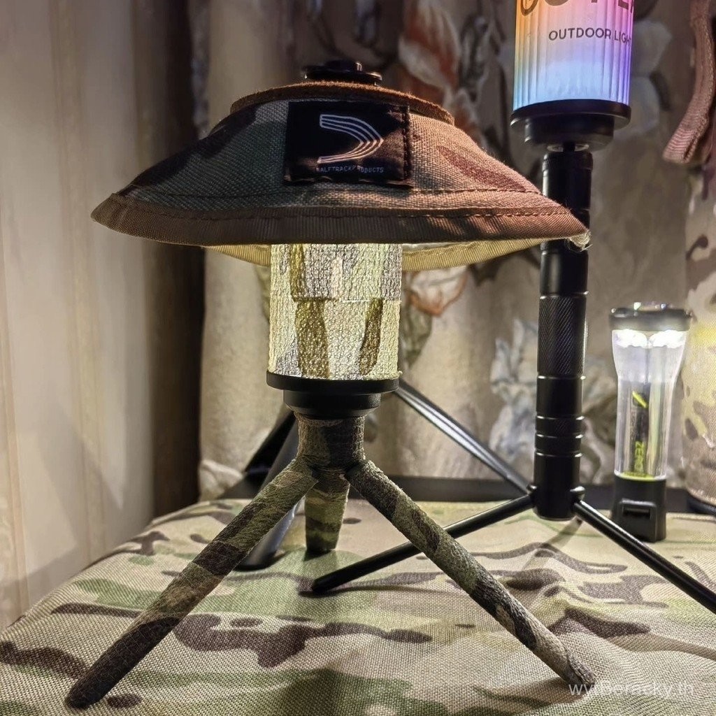 โคมไฟลายพรางสีดำสำหรับการตั้งแคมป์กลางแจ้ง 38 โคมไฟ Goal Zero โคมไฟ GZ โคมไฟ Thousand Wind โคมไฟสุนัขดำ