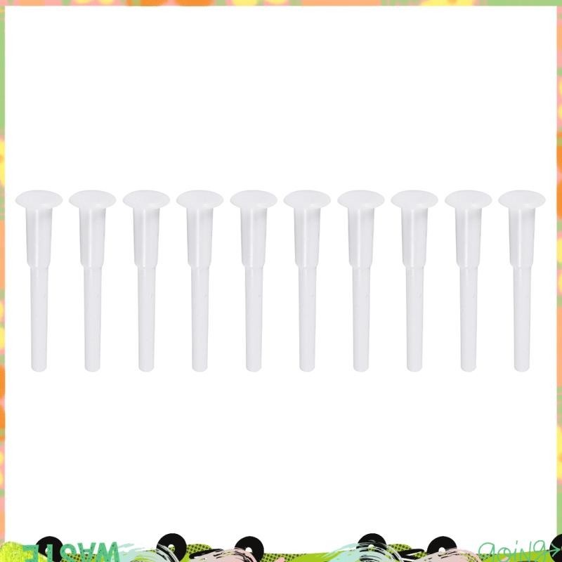 Super 10x ฟิตเนสออกกาลังกายกีฬาโยคะ Ball Inflatable เตียงสระว่ายน้า Air Stopper Plug Pin สีขาว