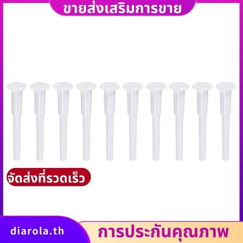10x ฟิตเนสออกกาลังกายกีฬาโยคะเตียงพองสระว่ายน้า Air Stopper Plug Pin สีขาว diarolath