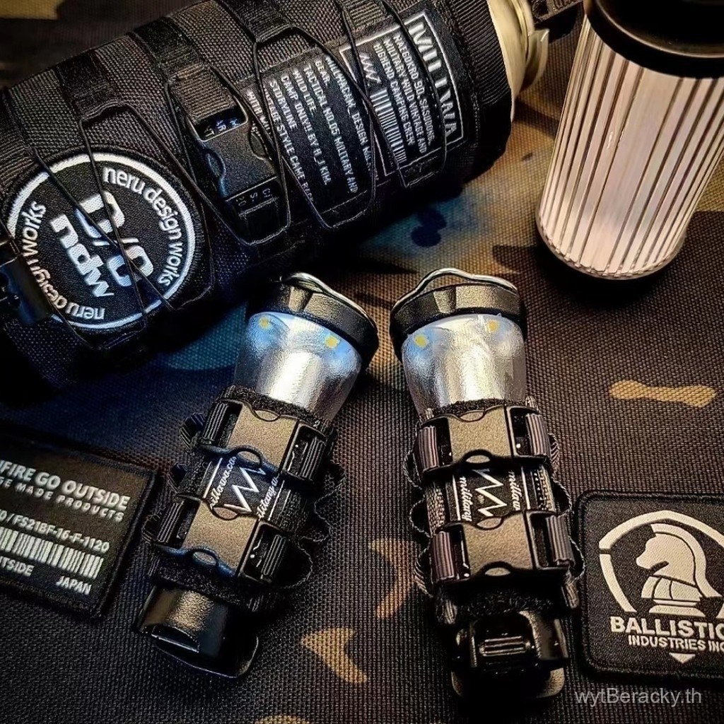 Goalzero ชุดโคมไฟตั้งแคมป์ GZ ชุดโคมไฟสไตล์ยุทธวิธีชุดป้องกันชุดตกแต่งชุดโคมไฟรุ่นหัวเข็มขัด