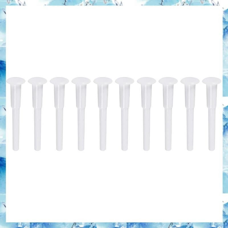 10x ฟิตเนสออกกาลังกายกีฬาโยคะบอลเตียงพองสระว่ายน้าจุกอากาศเสียบขาสีขาว