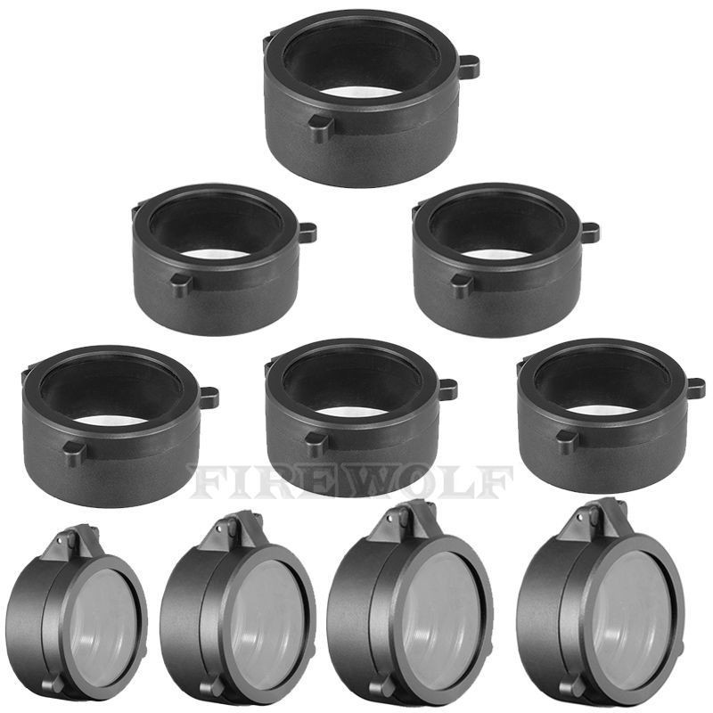 Sight Popup Cover Goggles ป้องกันฝุ่น Cover Monocular ด้านหน้าด้านหลังยางฝาครอบป้องกัน