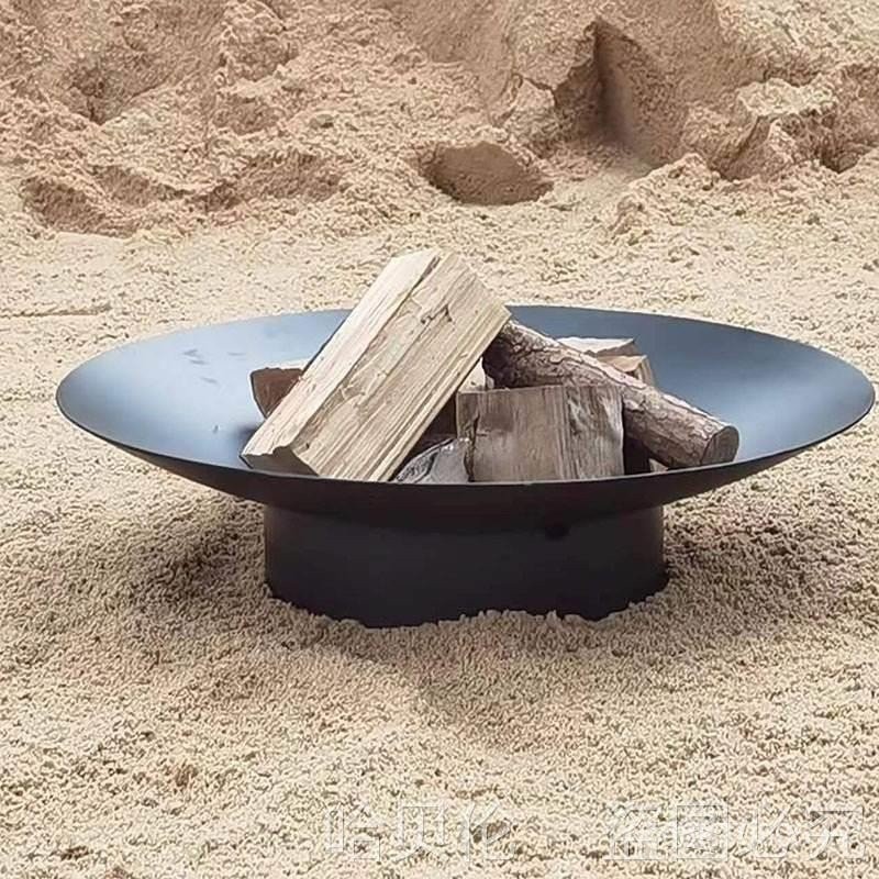 ตกแต่งหลุมไฟ ลานเตาโรงแรม ฤดูหนาว ปาร์ตี้กลางแจ้ง บ้าน ขนาดใหญ่ สวน หลุมไฟ เตาถ่าน FHHD