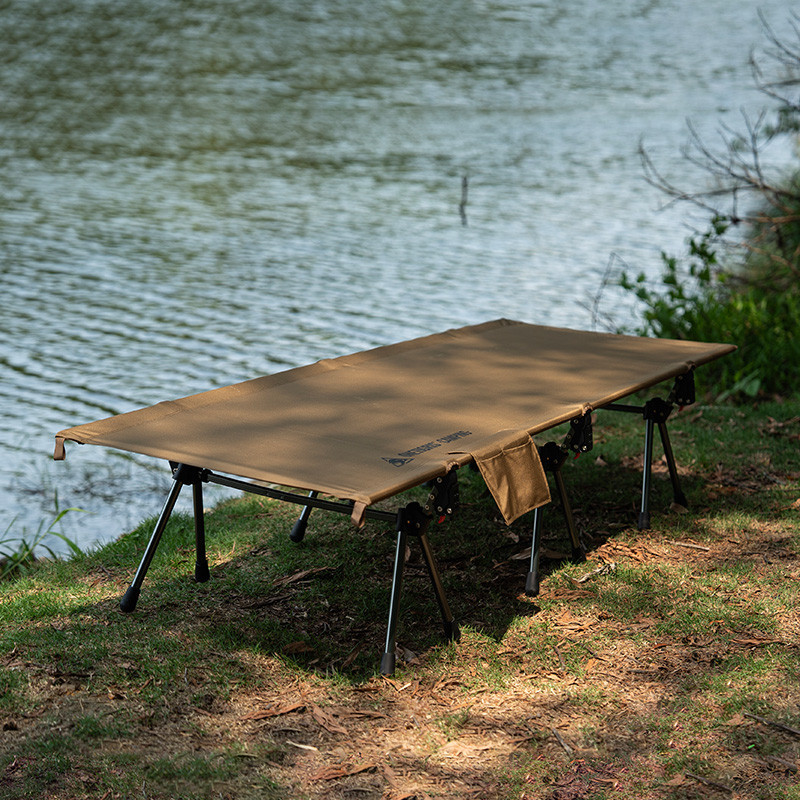 Supranubis Camping Cot แบบพกพา EasytoAssemble พับเตียงกลางแจ้ง Sleeping Camp Cots สาหรับผู้ใหญ่