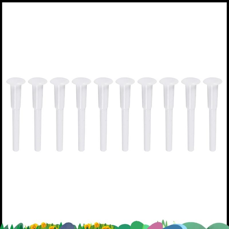 Super 10x ฟิตเนสออกกาลังกายกีฬาโยคะ Ball Inflatable เตียงสระว่ายน้า Air Stopper Plug Pin สีขาว