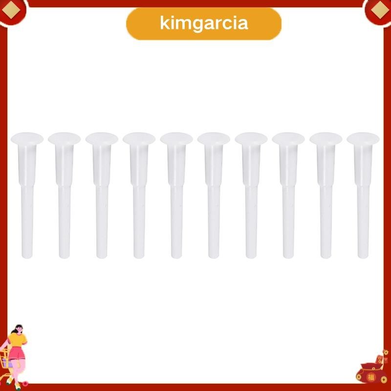 kimgarcia 10x ฟิตเนสออกกาลังกายกีฬาลูกบอลโยคะ Inflatable Bed Pool Air Stopper Plug Pin สีขาว