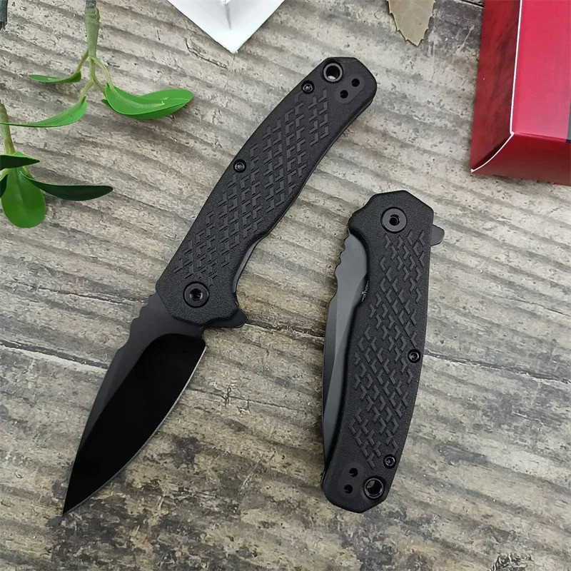 High Quality 8CR13MOV Blade Nylon Fiber Handles Tactical Folding Pocket Knife Flipper Fast Opening Knife Camping Fruits