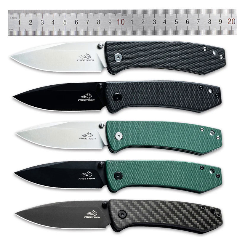 FREETIGER FT2103 Folding Knife Hunting Survival Tactical Hunting Hiking EDC Pocket Knives Outdoor Gear Free Tiger Campin