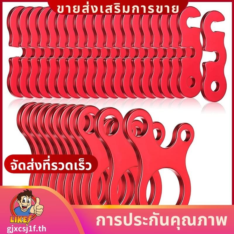 30 ชิ้น CNC อลูมิเนียม Guy Line ตัวปรับสายไฟ Camping เชือก Tensioner เต็นท์เชือกกระชับสาหรับกิจกรรมกลางแจ้งgjxcsj1fth