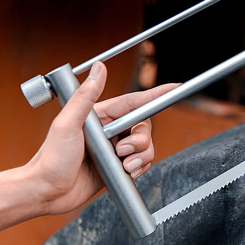 กลางแจ้งพับ Ultralight เลื่อยแบบพกพาถอดมือเลื่อยแคมป์ปิ้