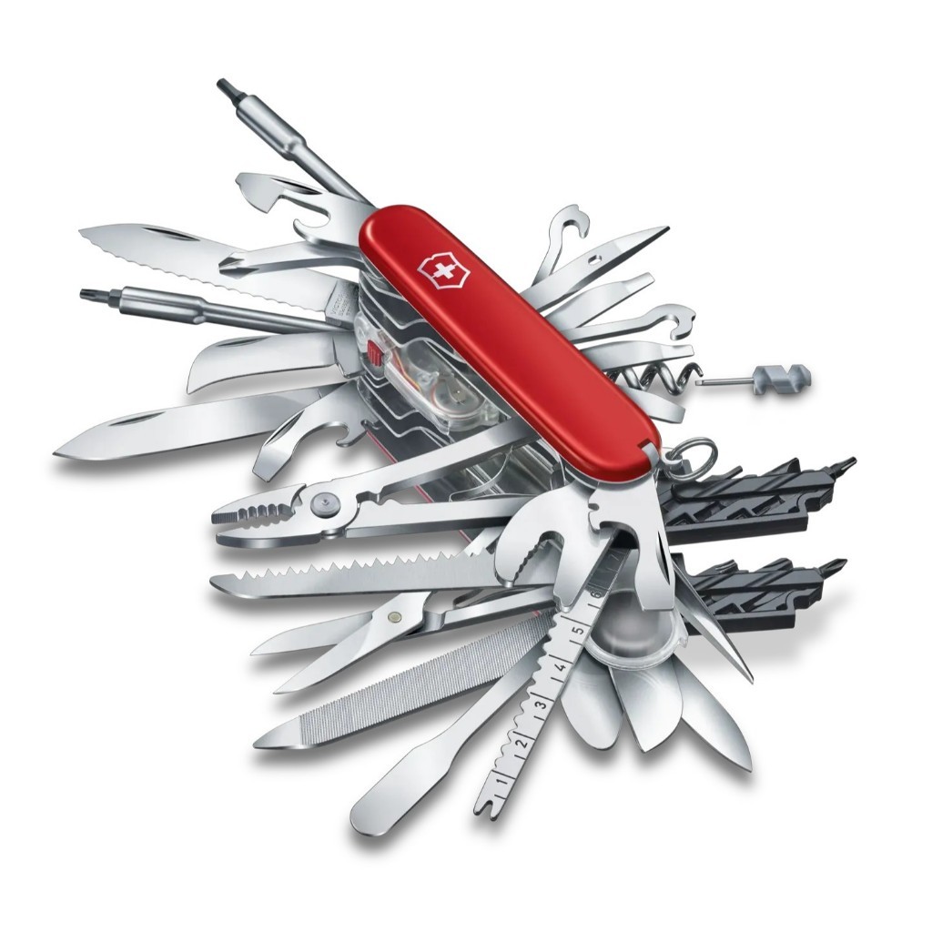 Victorinox Swiss Champ XXL  Large Pocket Knife with 73 Functions 16795XXL  มีดพับ มีดพก มีดสวิส