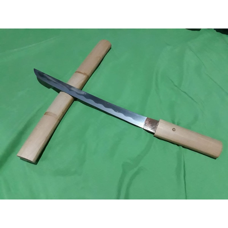 ดาบซามูไรญี่ปุ่นโบราณแท้ งานตีญี่ปุ่น ทันโตะ ญี่ปุ่น ยาวคม 11นิ้ว