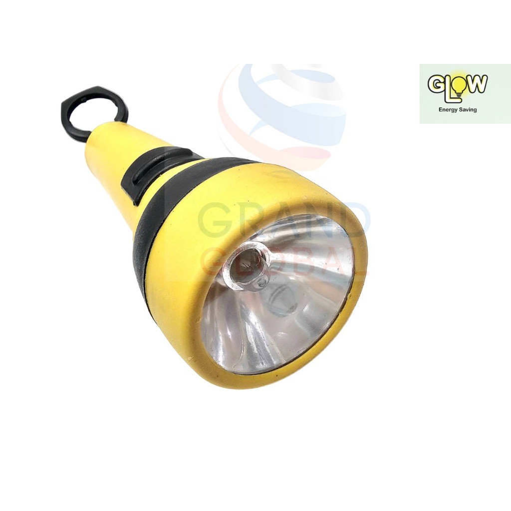 ไฟฉาย 1 ดวง ไฟส่องสว่าง ไฟฉายพกพา ใส่ถ่านD 2ก้อน ขนาด พกพา