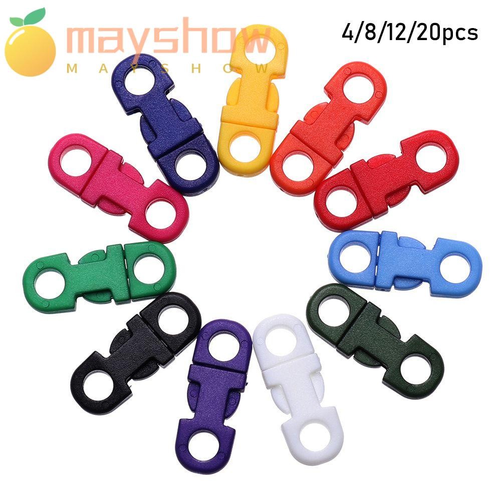 Mayshow หัวเข็มขัดพลาสติก ทรงโค้ง 5 มม 4 8 12 20 ชิ้น