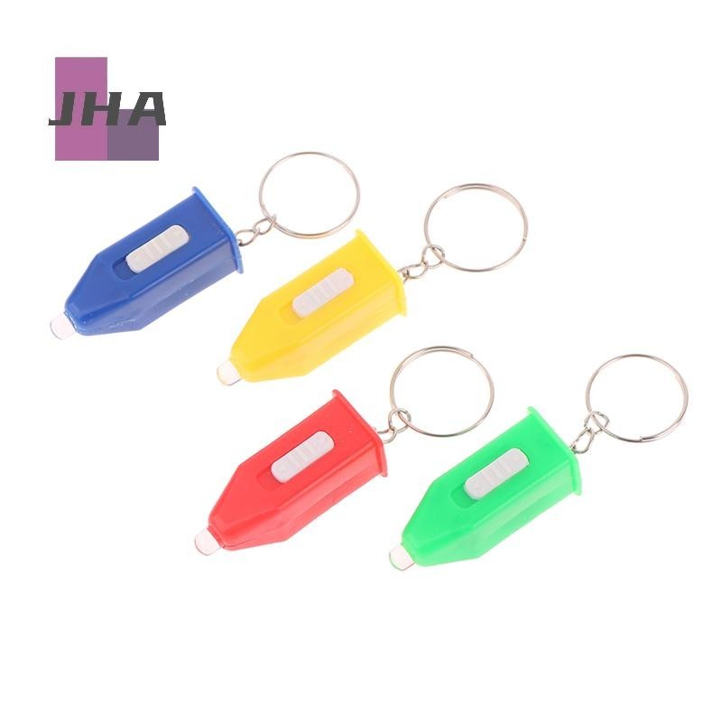 JHA ไฟฉาย LED UV ชนิดเจดีย์ Mini Bluray พกพาได้ง่าย ไฟฉายสีม่วง สำหรับตรวจจับเงินและแบ็คไลท์