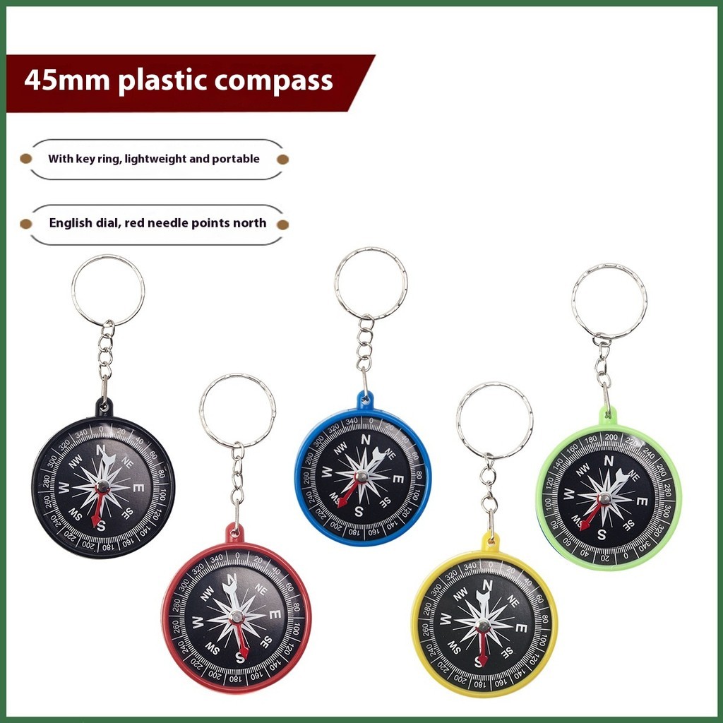 เข็มทิศกลางแจ้งเข็มทิศพลาสติกนักเรียนทดลองเอดส์อนุบาลต้นการศึกษาปริศนา