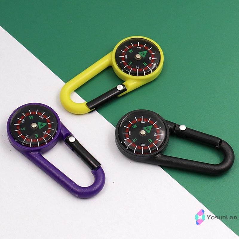 YosunLan พวงกุญแจกลางแจ้งอเนกประสงค์ Minipass Mountaineering Key แหวน Snap Hook แคมป์ปิ้งเครื่องมือเดินป่าสินค้าใหม่