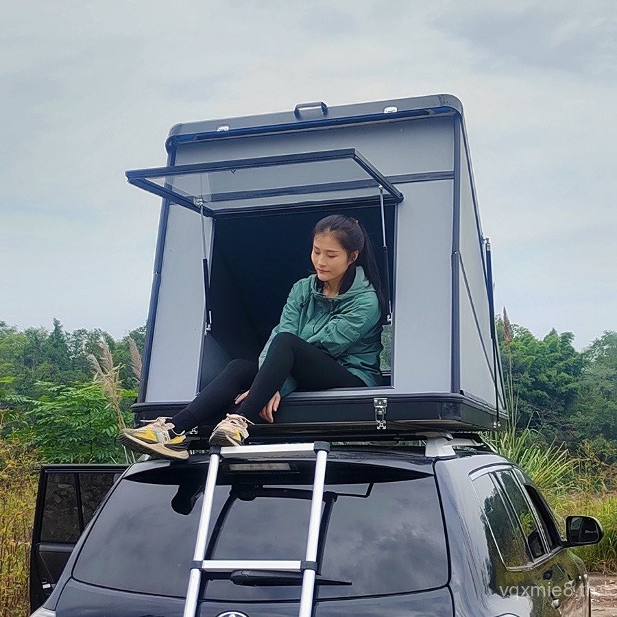 Yuanxing หมายเลขเต็นท์หลังคาเปลือกแข็งอัตโนมัติ Hard Top สำหรับรถ SUV พร้อมพกพาOutdoor Camping Sunroof