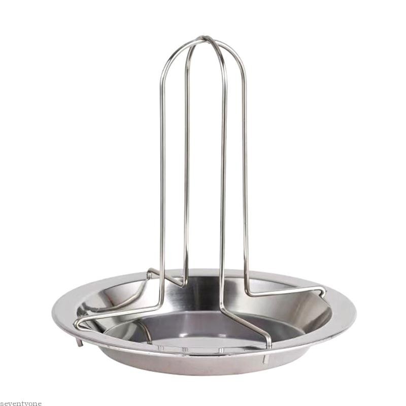 Seve เครื่องคั่วไก่ย่างชั้นวางบาร์บีคิวพร้อมถาดหยดน้ำมันและเครื่องมือวงเล็บที่ถอดออกได้ Holde