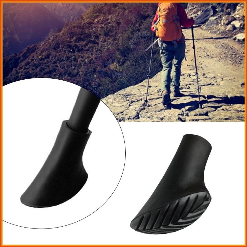 Topsky Walking Stick Head Protectors ไม้เท้าเดินป่าเปลี่ยนเคล็ดลับ Trekking Stick End Protectors บัฟเฟอร์